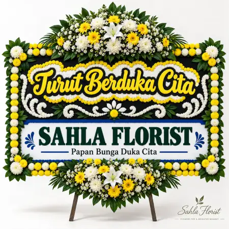 Papan Bunga Duka Jambangan